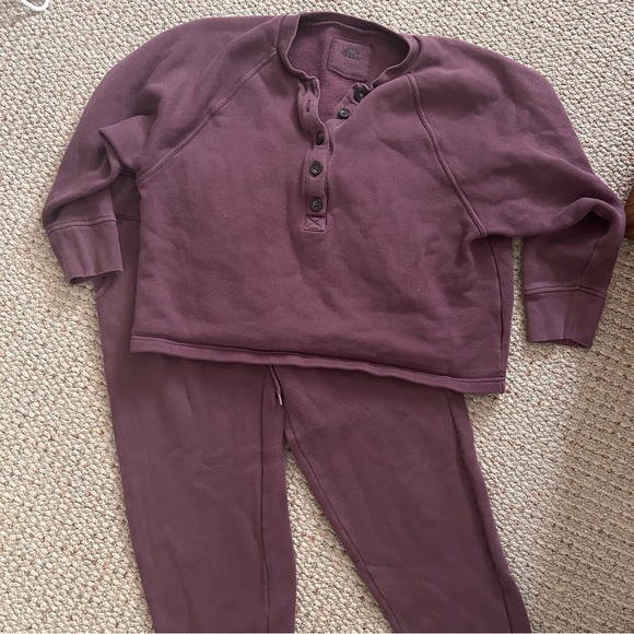 Madewell Sweaters - Madewell MWL Betterterry Henley Sweatshirt & Sweatpants